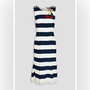 Dolce Gabbana striped midi dress